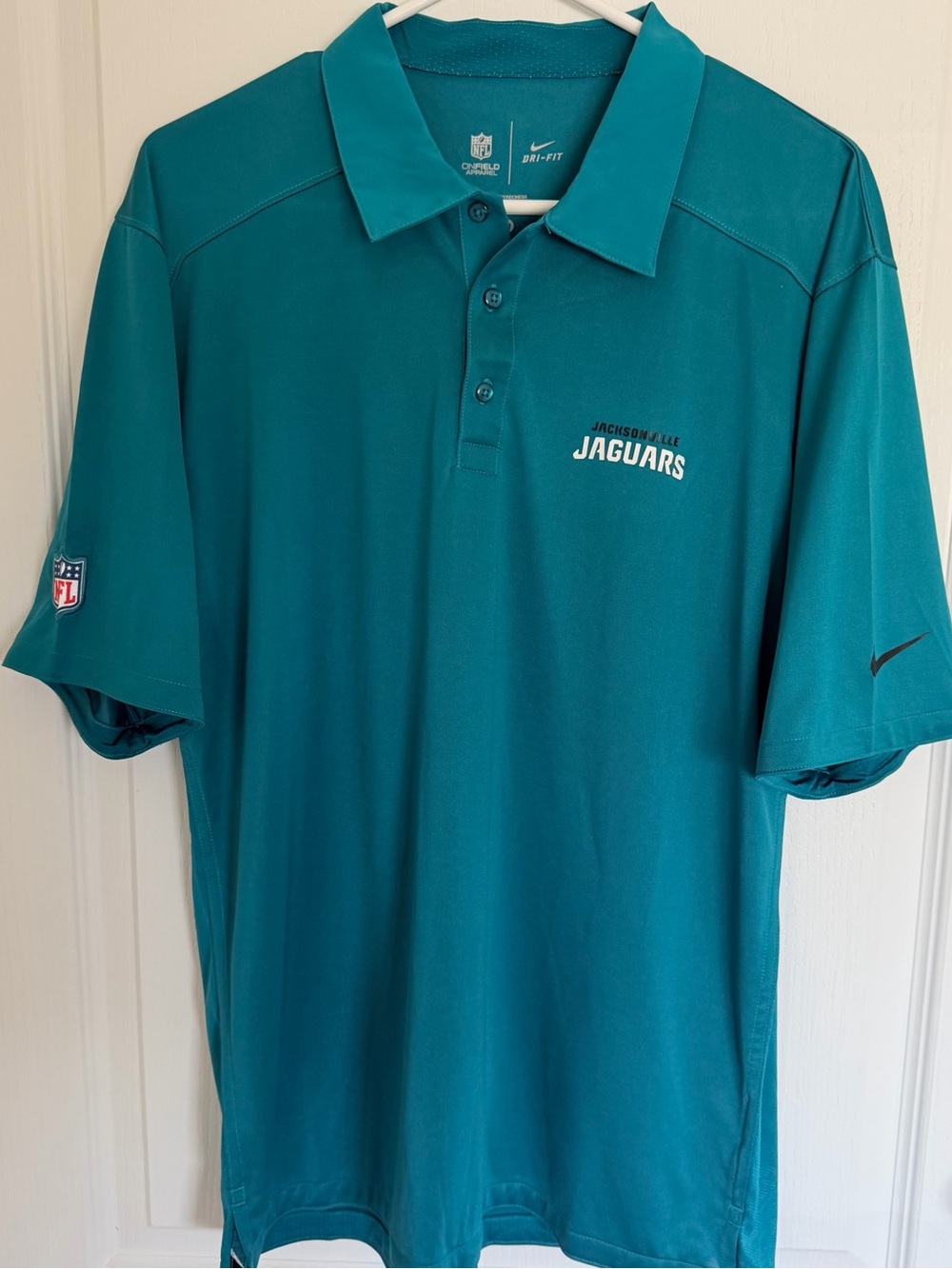 NFL Teal Jacksonville Jaguars Polo Shirt